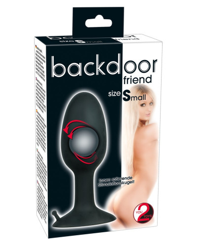 Plug avec bille Backdoor S 7 x 2.8cm 