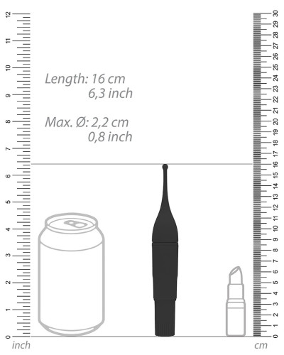 Stimulateur Clitoral Tickler Noir 
