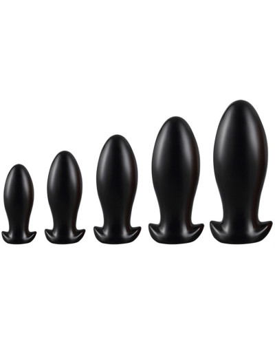 Plug Drakar Egg S 10 x 4.5cm Noir 