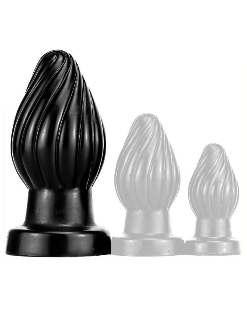 Plug Spiral L 12 x 6.5cm Noir 