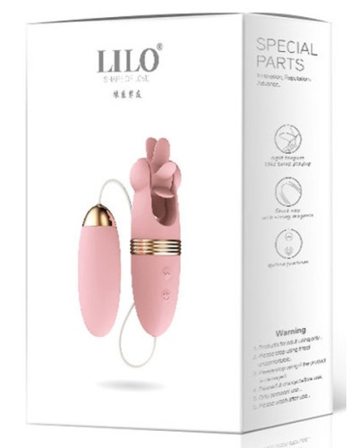 Stimulateur de clitoris rotatif Magic Roll 13cm Rose 