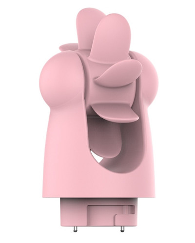 Stimulateur de clitoris rotatif Magic Roll 13cm Rose 