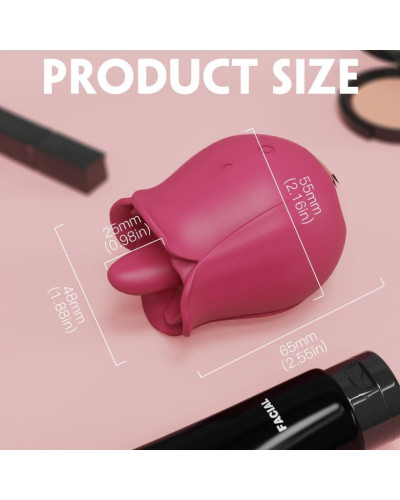 Accessoire Anulingus Rose Pro 4 - 9 Vibrations 