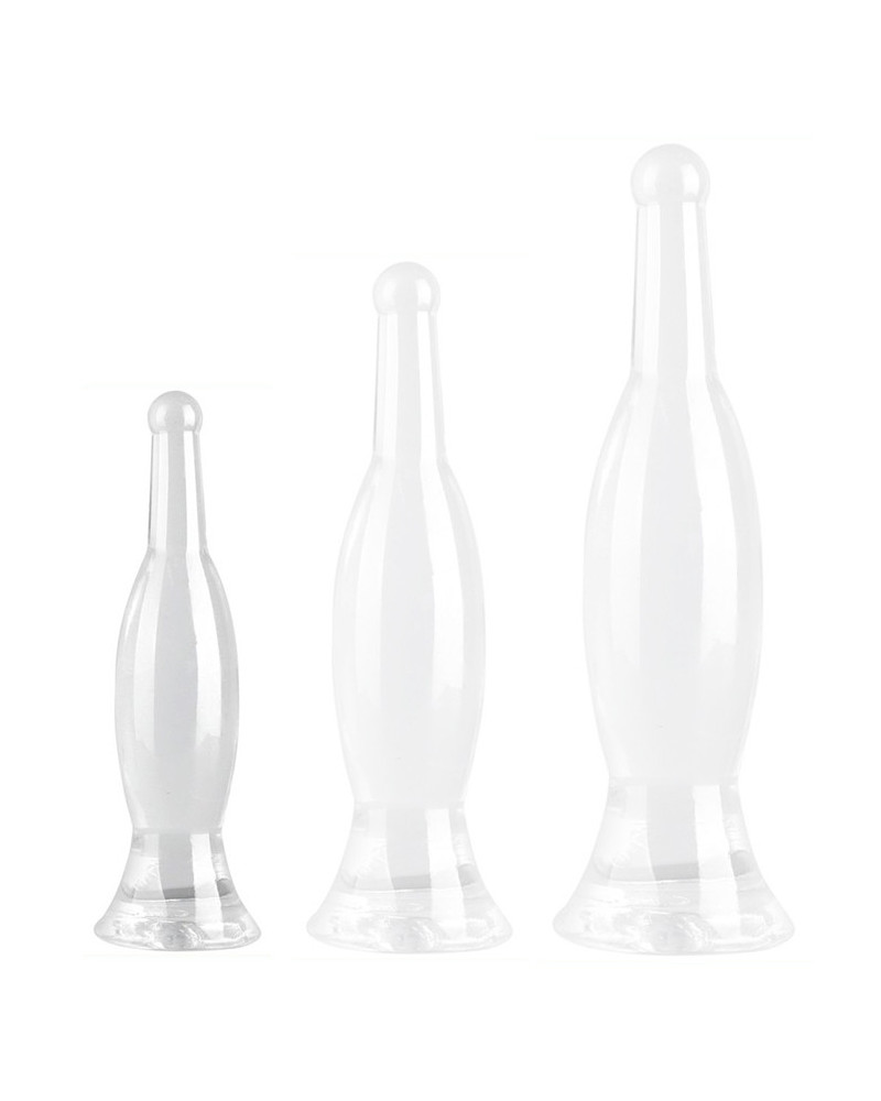 Plug transparent Bottle S 18 x 4.5cm 