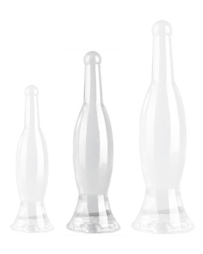 Plug transparent Bottle M 22 x 5.5cm 