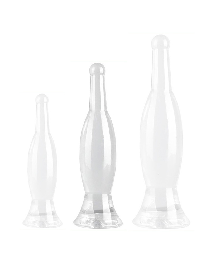 Plug transparent Bottle M 22 x 5.5cm 