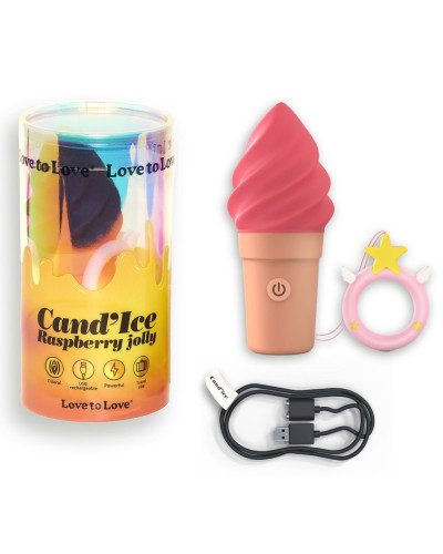 Stimulateur de clitoris Cand'Ice Raspberry Jolly 