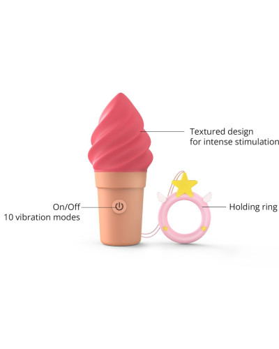 Stimulateur de clitoris Cand'Ice Raspberry Jolly 