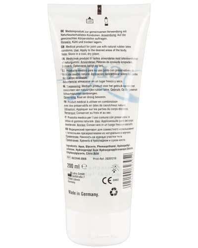 Lubrifiant Eau Anal Just Glide 200ml 