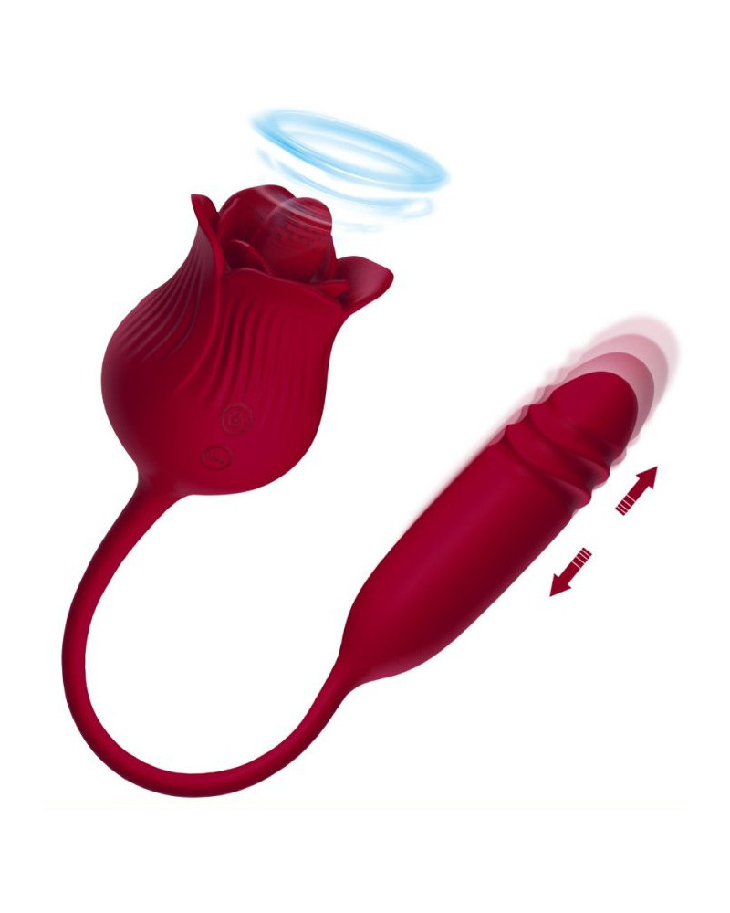 Stimulateur et Vibro Dwich Rose 