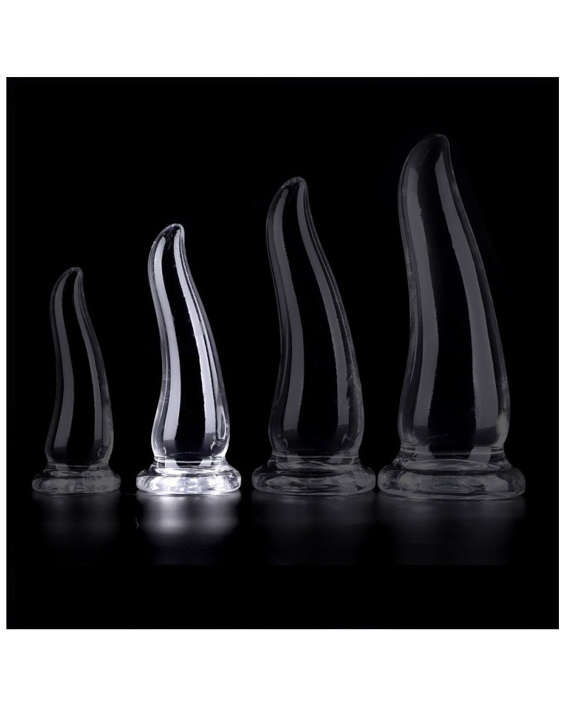Plug transparent Gazox M 15 x 5cm 