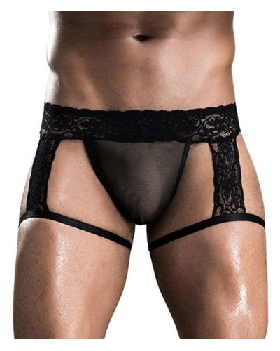 Boxer string sexy Dentelle Noir 