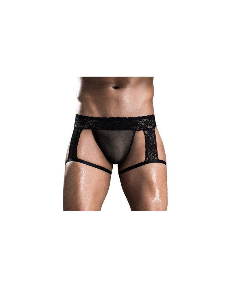 Boxer string sexy Dentelle Noir 