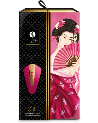 Stimulateur intime Shunga Obi Framboise 