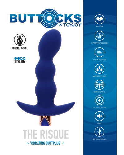Plug vibrant The Risque 11 x 3.2cm 