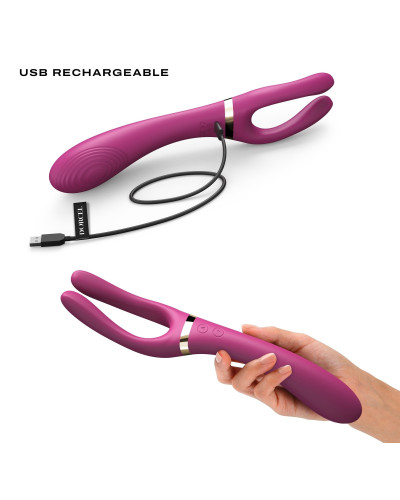 Stimulateur multi-fonctions Infinite Joy Dorcel Mauve 
