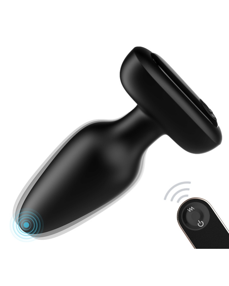 Plug vibrant Visual 10 x 4.2cm Noir 