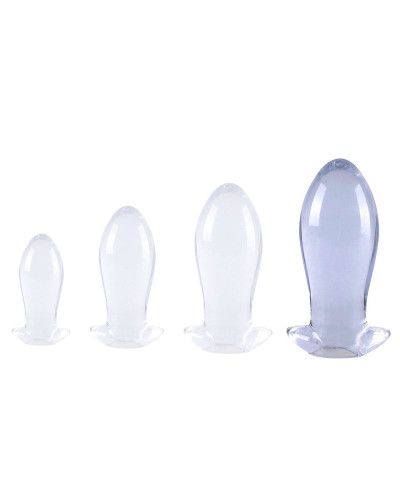 Plug Egg Clear XL 16 x 7cm Transparent 