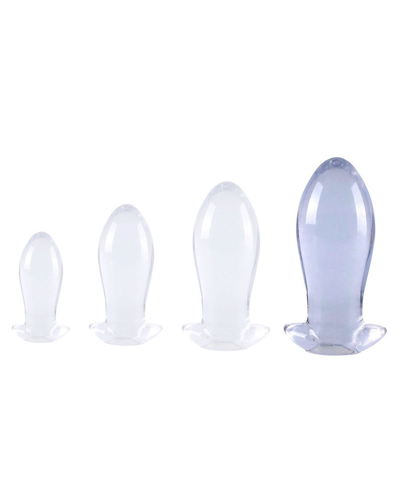 Plug Egg Clear XL 16 x 7cm Transparent 