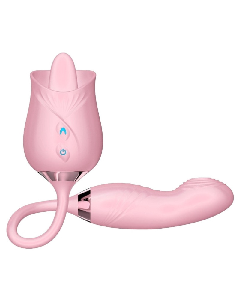 Stimulateur Rose Licking 11 x 3cm Rose 