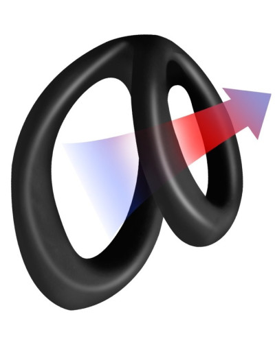 Double Cockring Uplift 40mm Noir 