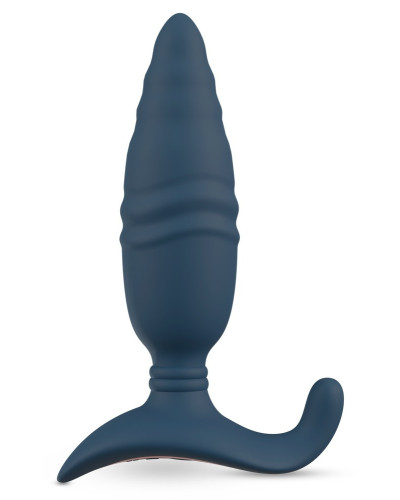 Plug vibrant Butt Thrust 14.5 x 4cm Bleu 