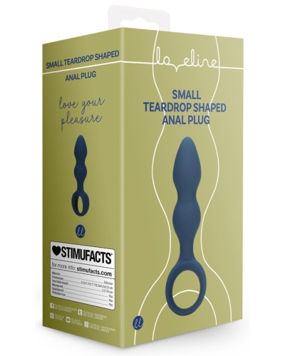 Plug Teardrop Baltic S 9 x 3cm Bleu 