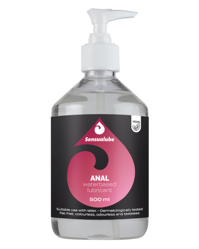 Lubrifiant à base d'eau Sensualube Anal 500ml 