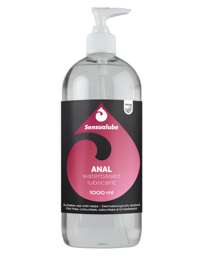 Lubrifiant à base d'eau Sensualube Anal 1 Litre 