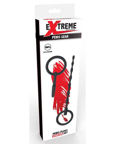 Tige et Plug d'urètre Starter Set Silicone 