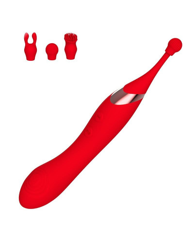 Stimulateur de clitoris Onax Double Pulse Rouge 