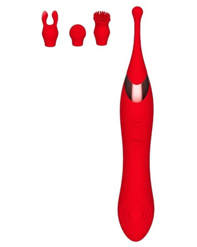 Stimulateur de clitoris Onax Double Pulse Rouge 