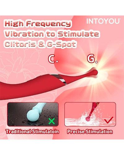 Stimulateur de clitoris Onax Double Pulse Rouge 