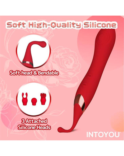 Stimulateur de clitoris Onax Double Pulse Rouge 