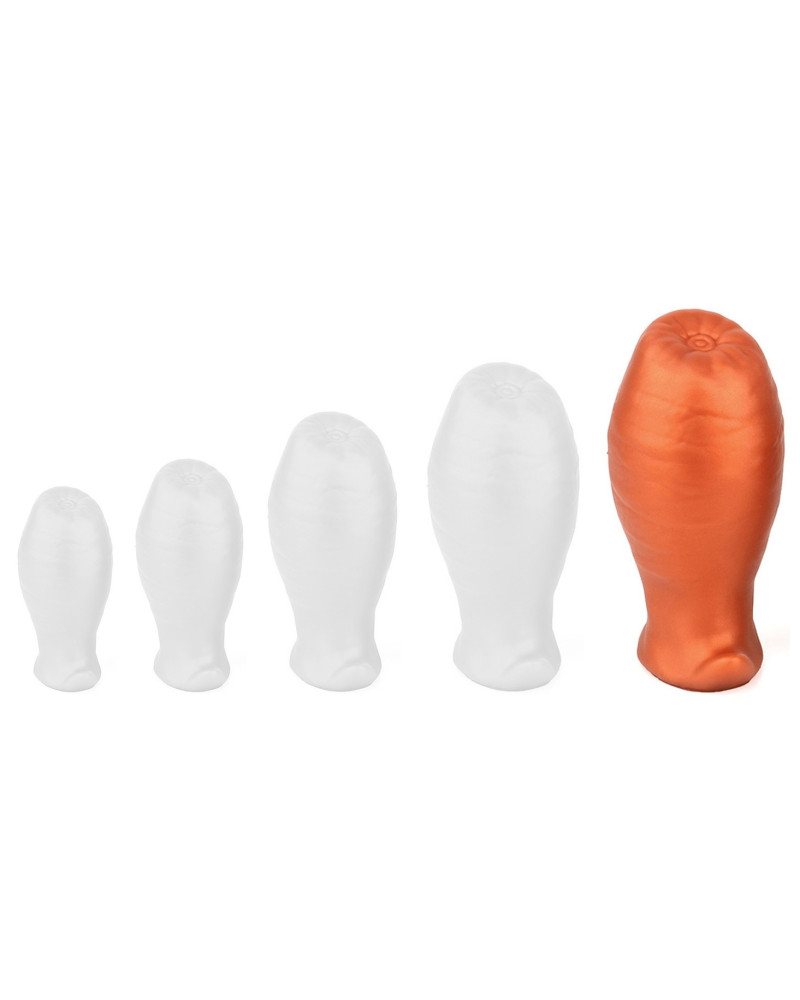 Plug Egg Ass XL 12.5 x 7.3cm Orange 