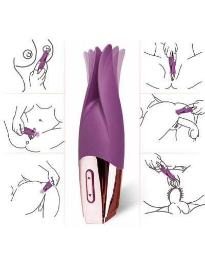 Stimulateur de Clitoris Nipclip Violet 