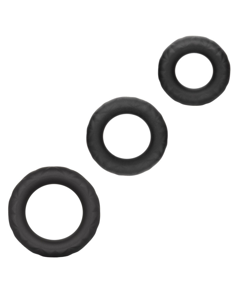 Lot de 3 Cockrings Link Up Noirs 
