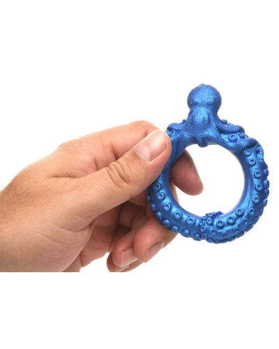 Cockring Poseidon's Octo-ring Bleu 