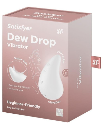Stimulateur de Clitoris Dew Drop Blanc 