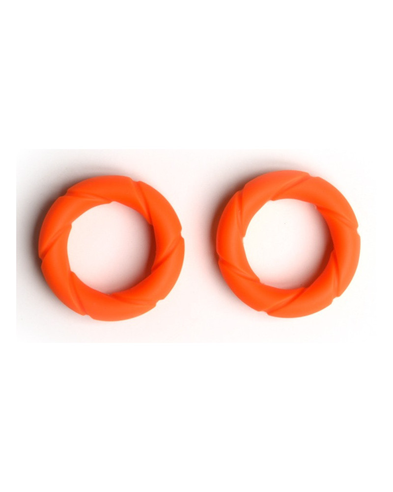 Lot de 2 Cockrings Ready Rings Orange 