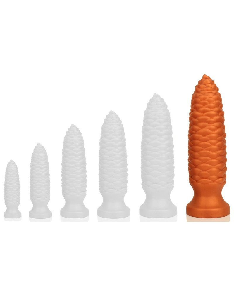 Plug long Pine XXL 28 x 8 cm Orange 