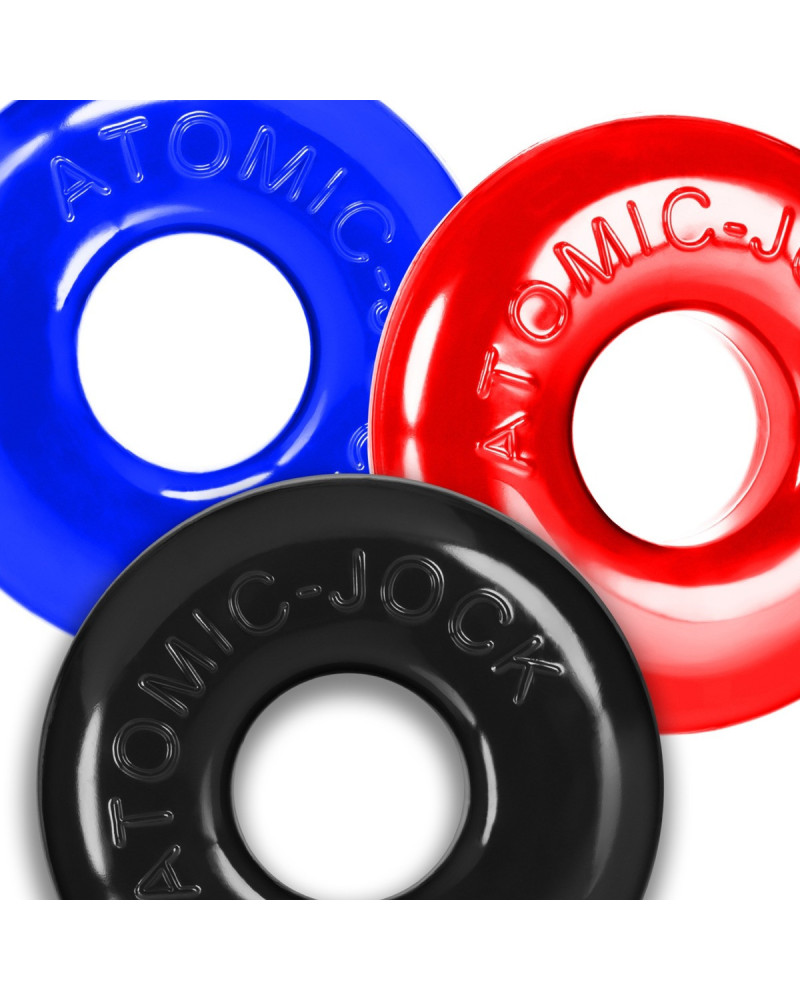 Lot de 3 Cockrings Ringer Max 20 mm Multicolores 