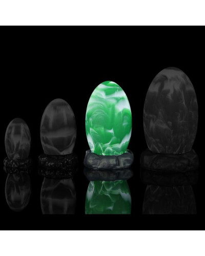 Plug Emerald Egg L 13 x 9cm 