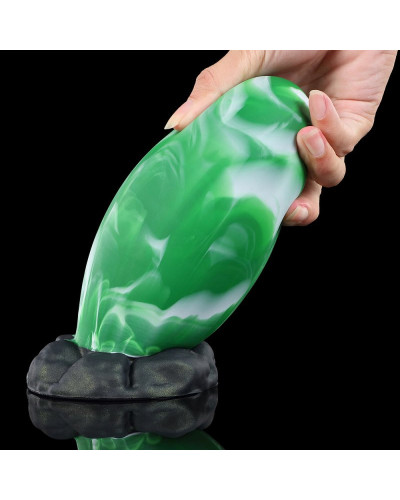 Plug Emerald Egg L 13 x 9cm 