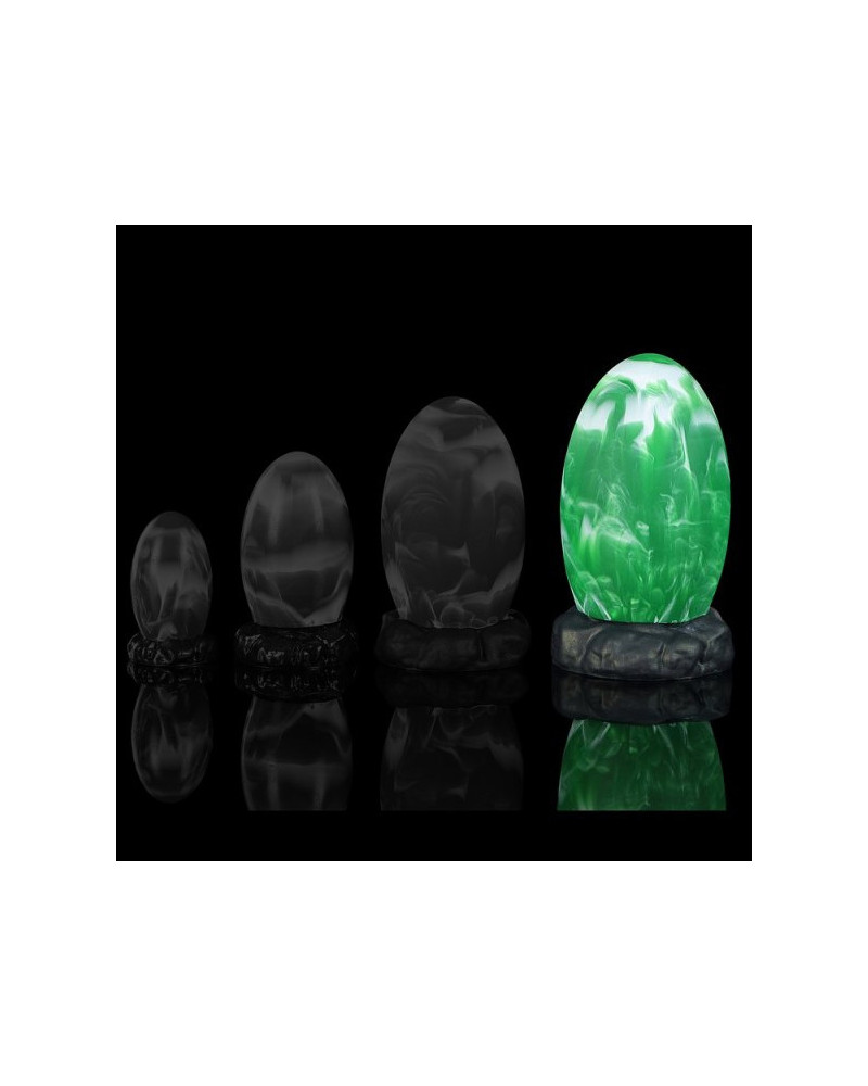 Plug Emerald Egg XL 15 x 10.5cm 