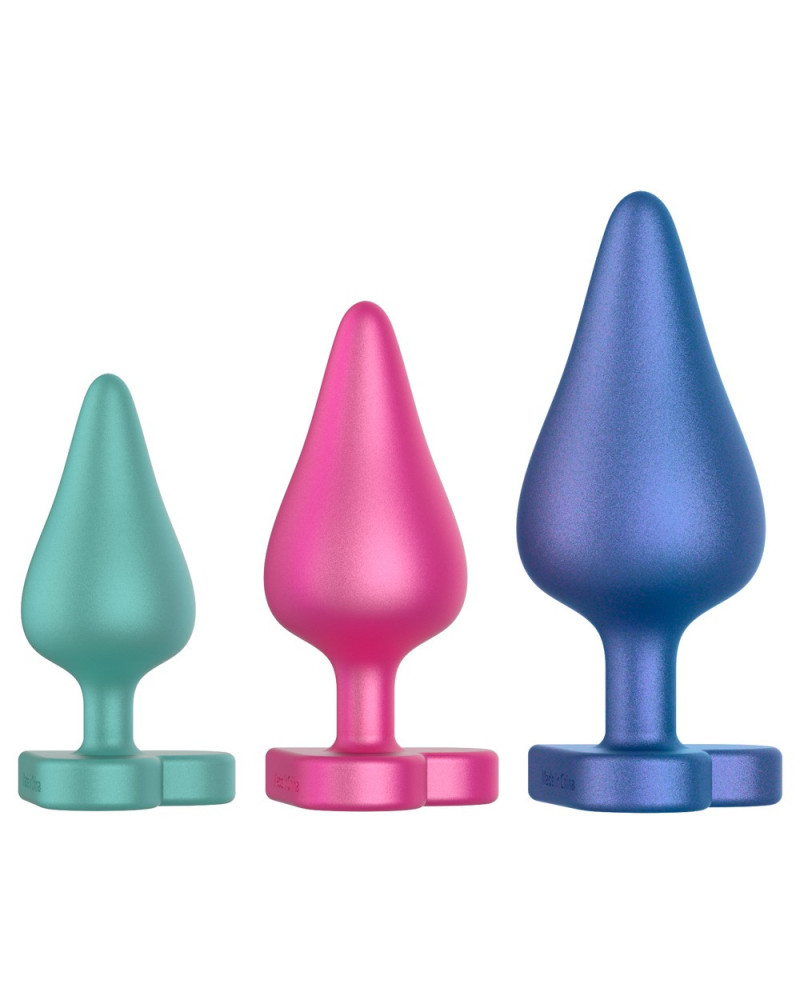 Kit de 3 Plugs en silicone Luster 