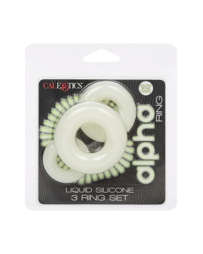 Pack de 3 Cockrings Phosphorescents ALPHA RING 