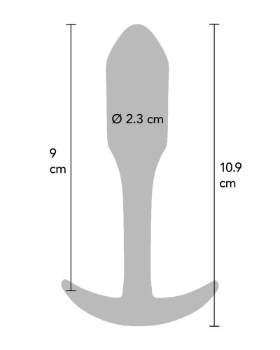 Plug anal Mini Smooth M 9.5 x 2.3cm 