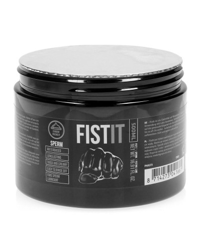 Lubrifiant Aspect Sperme Fist It 500 ml - Pot noir 