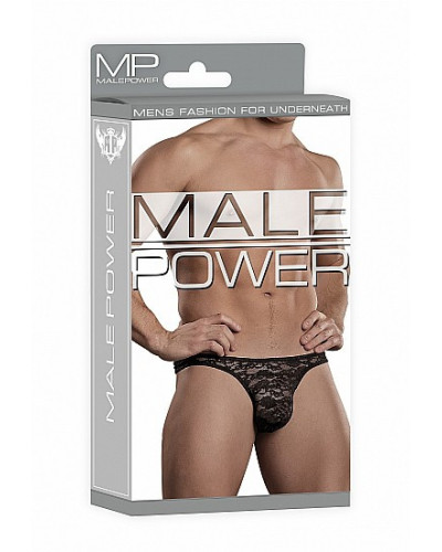 String Dentelle BONG THONG Noir  Couleur principale:Noir